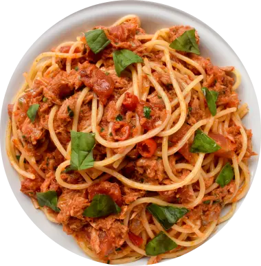 Spaghetti with Tuna Sauce