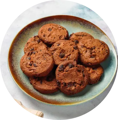 Chocolate Air Fryer Cookies
