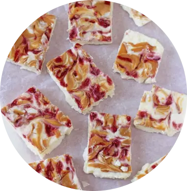 Peanut Butter and Jelly Frozen Yogurt