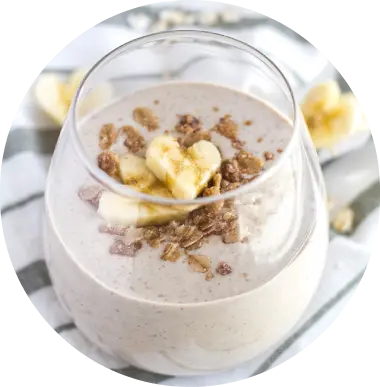 Oatmeal, Banana and Honey Smoothie