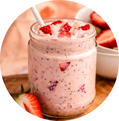 Strawberry and Oatmeal Shake