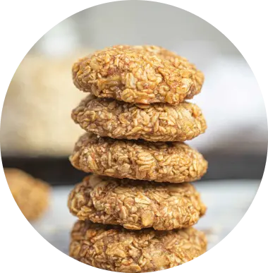 Oatmeal, Banana and Cinnamon Cookies